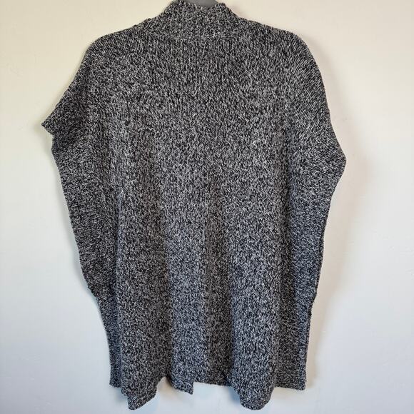 Ulla Popken Womens Sz 20-26 Cardigan Sweater Gray Short Sleeve Oversized Cozy - Picture 7 of 9
